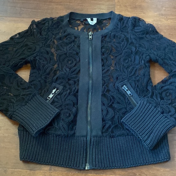 Free People Lace Bomber Jacket - Picture 5 of 16